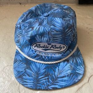 Missoula Rockin' Rudy's Blue Palm Leaf Cap